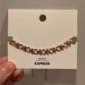 Express Gold Chain Link Bracelet
